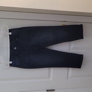 NWOT The Limited Crop 312 Dark Denim Stretch Jeans, Size 4